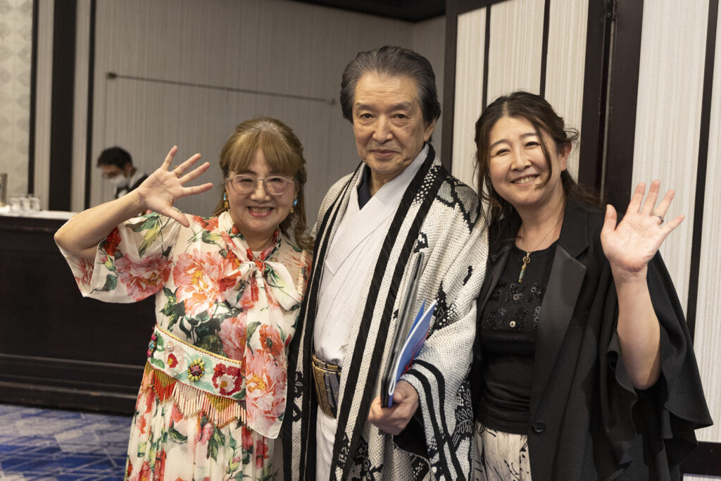 旺季志ずかさん、中澤弘幸黄檗売茶流先代お家元、和泉貴子