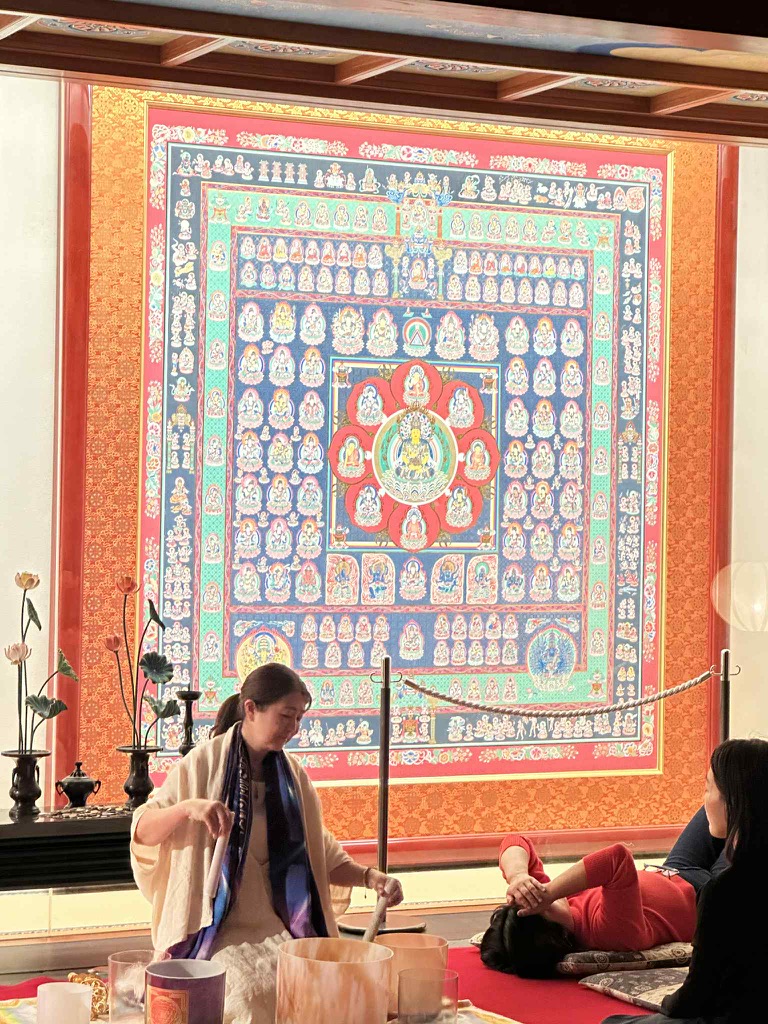 ここにしかない両部曼荼羅の前で音を奏でるということ